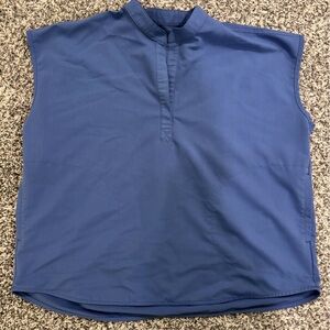 Figs Technical Collection Bluish/Gray Scrub Top Size XL